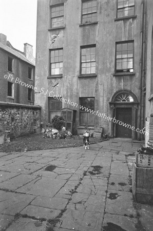 FRANCISCAN CHURCH LIBERTY STREET ( BROAD LANE ) TO BE DEMOLISHED FRIARY SHOWING DAMAGED WALLS  CLOSE UP